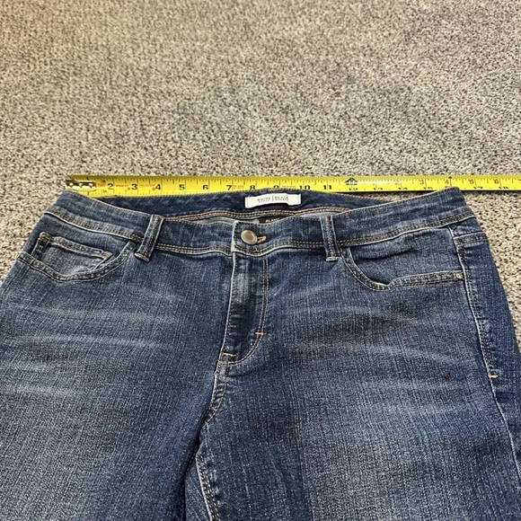 WHBM 8R Ankle Blue Jeans Crystal Studs Design On Pockets R $120 - Picture 12 of 15